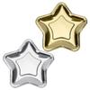 20 Pcs 18cm Thick Star Shaped Paper Plates Disposable Dinnerware Plates Graduation Party Independence Day Plates Appetizers Fruit Dessert Cake Salad Paper Plates Gold view 4