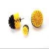 Electric Drill Brush Floor Carpet Brush Glass Tile Brush Sink Brush Wheel Brush Bathroom Toilet Brush Cleaning and Polished Brush(Yellow,2 inches) view 1