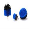 Electric Drill Brush Floor Carpet Brush Glass Tile Brush Sink Brush Wheel Brush Bathroom Toilet Brush Cleaning and Polished Brush(Blue,3.5 inches) view 1