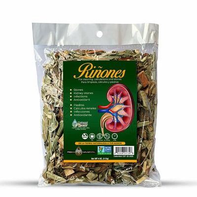 NineLife Basics Rinones Herbal Tea 4 oz-113gr. Kidney & Urinary Tract Health, Breaks Calculi, Stones & Gallstones