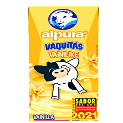 Leche Vaquitas de Alpura sabores Vainilla I Chocolate I Fresa. Alpura Flavored Milk Vanilla I Chocolate I Strawberry. Shipping Included if you spend $25 or more on items shipped by Snacks and More LLC. (Leche Vaquitas sabor Vainilla 200ml/6.7oz)