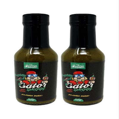 Cajun Two Step Seasoning by StaleKracker - 2 pck, Gator Drool Hot Sauce (10 oz.)