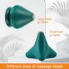AOT Trigger Point Massage Ball Deep Tissue, Manual Massage Balls Kit with Suction Cup to Relieve Muscle Pain and Tension in The Back, Neck, arms, Shoulders and Legs (Green) view 3