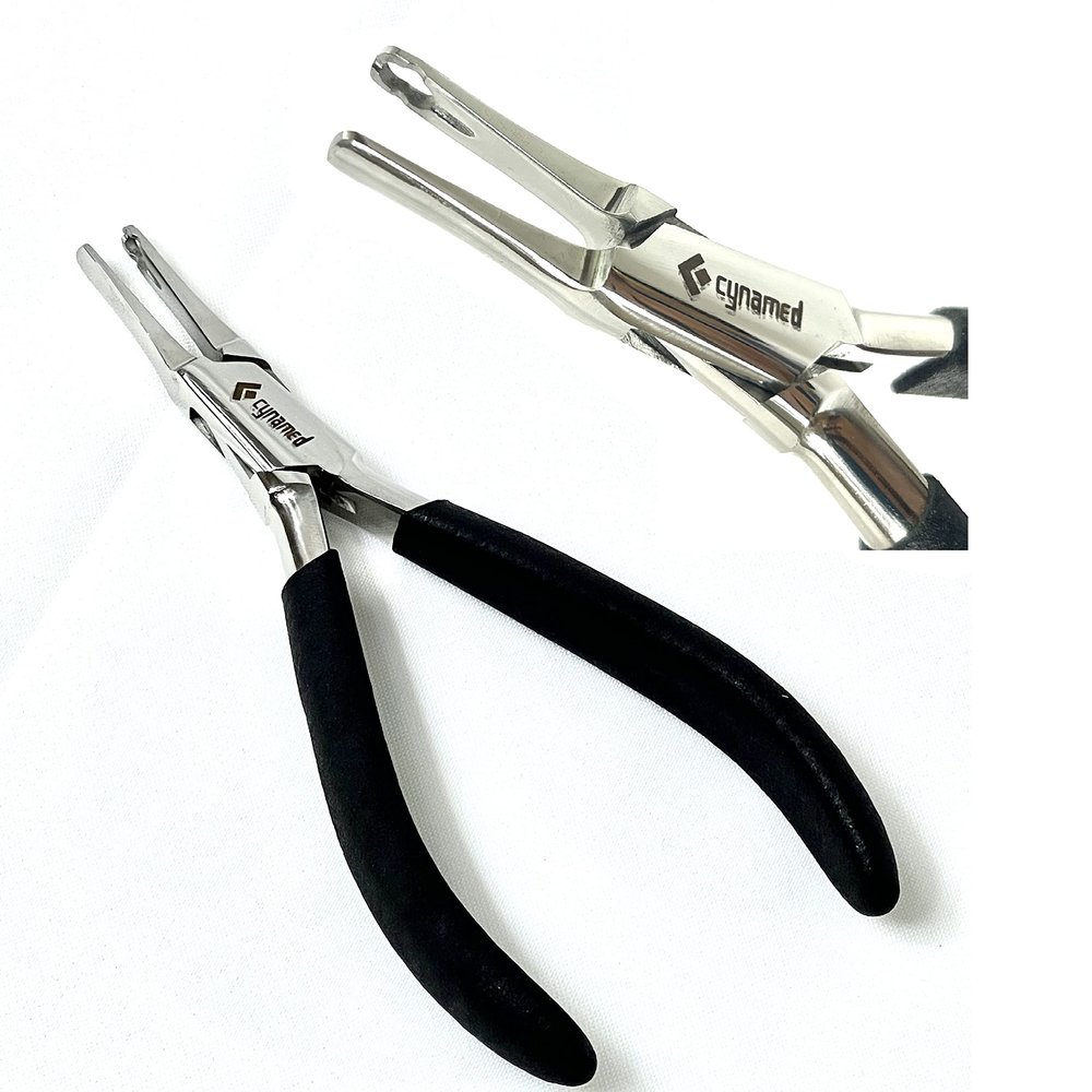 Premium -Nose Pad Arm Adjusting Pliers Eyeglass Arms Frame Eyeglasses Nose Pad Remover, Multi-purpose Optical Optician Tool for Glasses Repair Assembling & Adjusting (UPGRADED NOSE PAD PLIER #22N)