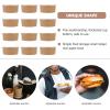 Zerodeko 25pcs Disposable Kraft Paper Bowls Lids for Takeaway Soup Cups Food Containers for Soup Salad Rice and Desserts view 2