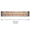 RUSPEPA Christmas Wrapping Paper, Kraft Paper - Snowflake, Snowman, Red Truck and Christmas Tree - 4 Rolls - 30 inches x 10 feet per Roll view 2