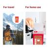 Verifine Sharps Container for Needles, Needle Disposal Containers 1 Quart Size (Pack of 3), Portable Biohazard Containers Travel Size for Home Use view 4