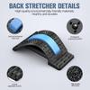 AQIQQ Back Stretcher, Multi-Level Back Cracker, Upper & Lower Back Pain Relief Device for Herniated Disc, Sciatica, Scoliosis. view 3