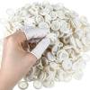 1600 Pcs Latex Finger Cots, Disposable Medium Fingertip Protector Gloves White Finger Covers for Industrial, Beauty, Pet and More, Medium view 1