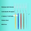 Homvle 200 Packs Disposable Toothbrushes Individually Wrapped, Medium Soft Bristle Travel Toothbrushes Bulk for Adults/Kids Hotel Toiletries, 5 Colors. view 3