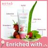 BOTAO Fluoride Free Baby Toothpaste | Strawberry Flavored - Organic Training Natural Toddler Toothpaste for Toddlers | EWG Verified, Vegan, SLS Free, Safe to Swallow, Aloe Vera -1.7Oz view 4