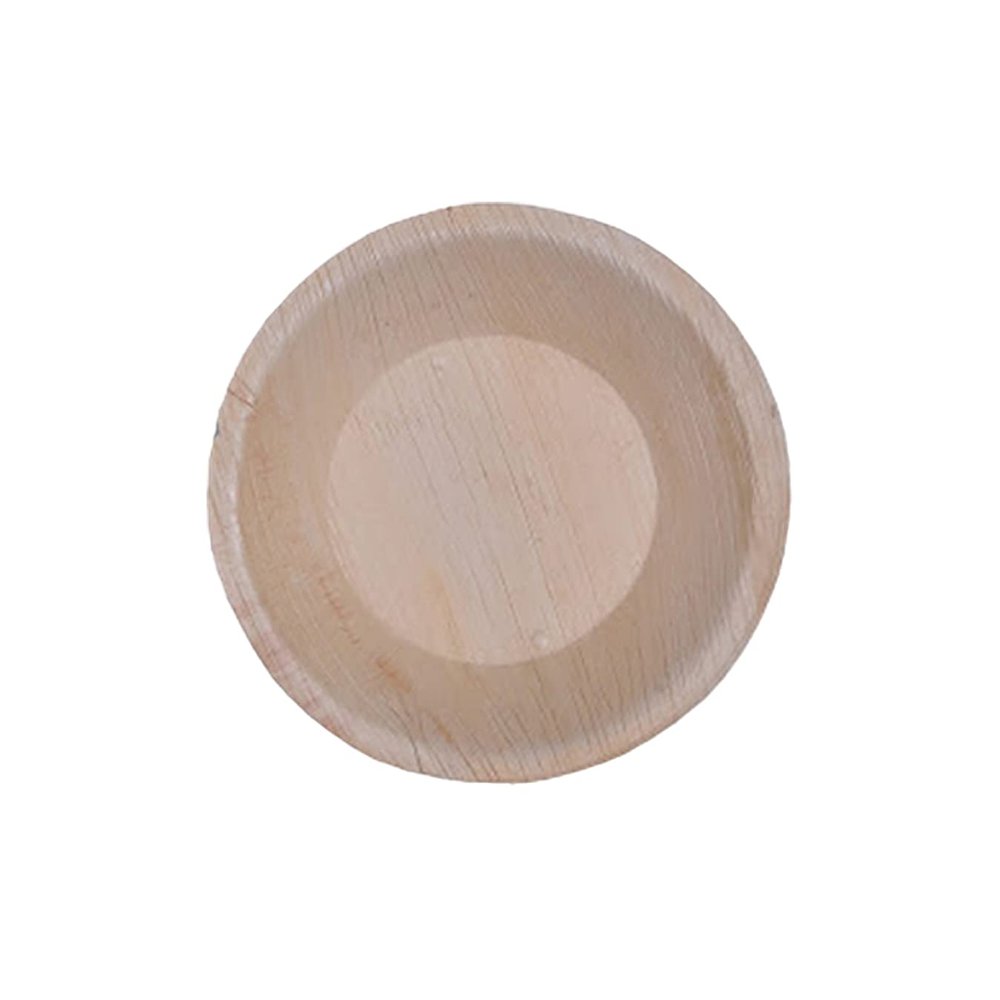Areca Leaf Eco Friendly Biodegradable Round Bowls Heavy Duty Compostable - Weddings, Parties, BBQs Pack of 100 (6")