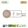 Areca Leaf Eco Friendly Biodegradable Round Bowls Heavy Duty Compostable - Weddings, Parties, BBQs Pack of 100 (6") view 2