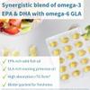 Igennus Pharmepa Complete EPA 668mg & DHA 334mg Omega-3 Fatty Acids 1000mg, IFOS Certified, rTG Form, High Potency Fish Oil Plus Omega-6 & 9 from GLA Evening Primrose Oil, Lemon Flavor, 360 Softgels view 2