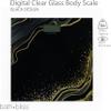 Bath Bliss Digital Glass Scale | Bathroom and Home Body Weight Scale | Maximum Weight Measurement 330 lbs./150 kg. | Durable Tempered Glass Scale | Black view 2