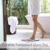 Bath Bliss Digital Glass Scale | Bathroom and Home Body Weight Scale | Maximum Weight Measurement 330 lbs./150 kg. | Durable Tempered Glass Scale | Ombre view 4