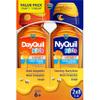 Vicks Kids DayQuil & NyQuil Honey Cold & Cough + Congestion Relief Co-Pack for Nighttime & Daytime Cough & Congestion, Flavored with Real Honey, for Children Ages 6+, 2-8 OZ Bottles view 1