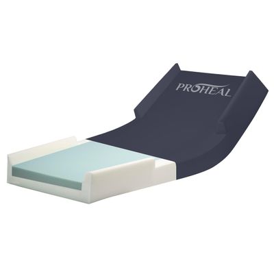 Bariatric Foam Hospital Bed Mattress for Pressure Redistribution - Two-Layered High Density Foam - Raised Support Rails - Moderate to High Bed Sore Treatment Medical Mattress - 48" x 84" x 6" x 9"