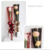 100 Pcs Clear Gold Edge Rose Packaging Bag Single Rose Packaging Bag, Waterproof Floral Wrapping Paper (red) view 4