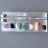Satin Crystals Chakra Tuning Fork Set Vibrational Healing and 7 Tumbled Stones view 4