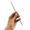 Airgoesin 2pcs Longer 7" Tonsil Stone Remover Pick Tonsillolith Premium Tool Stainless Steel Oral Cleaner to Get Rid of Bad Breath with 10 Silicone Caps view 2