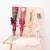 100 Pcs Clear Gold Edge Rose Packaging Bag Single Rose Packaging Bag, Waterproof Floral Wrapping Paper (Khaki) view 4