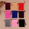 AKOAK 50 Pcs 7x9 cm Velvet Drawstring Bag, Small Jewelry Gift Display Packaging Bag, Candy Gift Bag, Party Holiday Christmas/Wedding Gift Bag (Sapphire blue) view 4