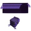 AKOAK 50 Pcs 7 x 9cm Velvet Drawstring Bag, Small Jewelry Gift Display Packaging Bag, Candy Gift Bag, Party Holiday Christmas/Wedding Gift Bag (Purple) view 1