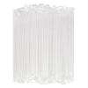 [400 Pcs] Clear Individually Wrapped Disposable Plastic Straws(7.5" longX0.23" diameter) view 1
