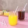 [400 Pcs] Clear Individually Wrapped Disposable Plastic Straws(7.5" longX0.23" diameter) view 3
