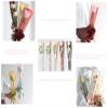 100 Pcs Clear Gold Edge Rose Packaging Bag Single Rose Packaging Bag, Waterproof Floral Wrapping Paper (White) view 4