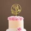 We Do Gold Glitter Wedding Cake Topper Mr And Mrs Cake Toppers for Wedding Gold Cake Topper for Wedding Personalized Cake Topper Funny Cake Toppers for Wedding view 1