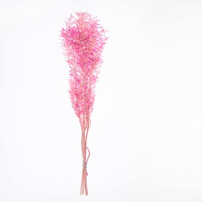 Dried Italian Ruscus (Approximately 30in Tall) Preserved Italian Ruscus for Any Event's Decoration (Pink)