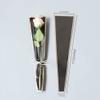 100 Pcs Clear Gold Edge Rose Packaging Bag Single Rose Packaging Bag, Waterproof Floral Wrapping Paper (black) view 2