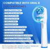 Replacement Brush Heads Compatible with Oral B- Double Clean Design, Double Clean Brush Heads, Compatible with Braun Oral-B Dual Clean Electric Toothbrush (16-Pack) view 2