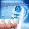Replacement Brush Heads Compatible with Oral B- Double Clean Design, Double Clean Brush Heads, Compatible with Braun Oral-B Dual Clean Electric Toothbrush (16-Pack) view 3