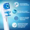 Replacement Brush Heads Compatible with Oral B- Double Clean Design, Double Clean Brush Heads, Compatible with Braun Oral-B Dual Clean Electric Toothbrush (16-Pack) view 4