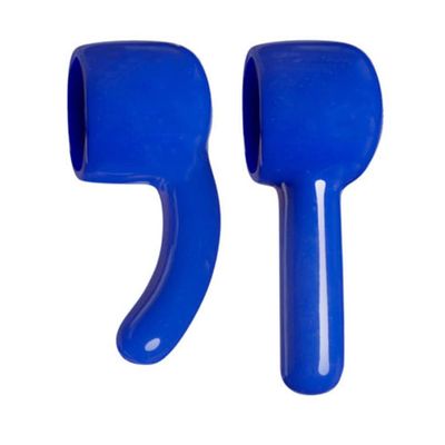 2 Pack Massager Attachment Accessories Massage Attachments Accessory Silicone (Blue/2pcs)