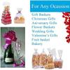 JOYIT 100' Long X 17.5 Wide Clear Cellophane Wrap Roll - 3 Mil Thicker Cellophane Roll, Clear Bags for Gifts Baskets Wrap, Flower Arts Crafts Food Treats Wrapping view 3