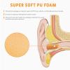 200 Pairs Foam Ear Plugs, ANDANDA Ultra Soft Foam Earplugs, Reusable, Soft & Comfortable, Slow Rebound, Ear Plugs for Sleeping Noise Cancelling 32dB NRR, Snoring, Shooting, Studying, Loud Noise view 2