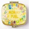 AmyZone Metal Pill Organizer Travel Friendly Portable Compact Pill Box Cute Pill Case to Hold Vitamins/Tylenol/Fish Oil/Supplements/Meds/Tablet for Purse/Pocket(Mommy Fuel) view 3