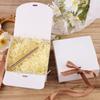 AIEX 12 Pcs Gift Boxes with Lids, 4.5" x4.5"x2" Present Boxes Square Gift Box with Champagne Wrap Ribbons, Gift Wrap Boxes for Birthday Wedding Party Christmas Chocolate Candy (White) view 4