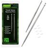 Airgoesin 2pcs Long Tonsil Stone Remover Tool + Earwax Curette Ear Picks Remover Tool Stainless Steel view 1