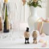 Hoptimist Wedding Groom Raw Oak, Wood, Home Decor Ornament - Scandinavian Design, Wood W/Metal Spring, Small - Creates cheerful movement view 2