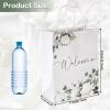Chinco 48 Pcs Welcome Gift Bags for Wedding Guests Bulk White Welcome Paper Gift Bags Stuffers with Handles for Birthday Party Favors Supplies Retail Craft Packaging, 11 x 9 x 4.7inches view 4