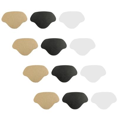 12pairs Self-Adhesive Shoe Heel Cushions for Men and Women Non- High Heel Repair Patches Comfortable -wear Stickers for Sports Shoes