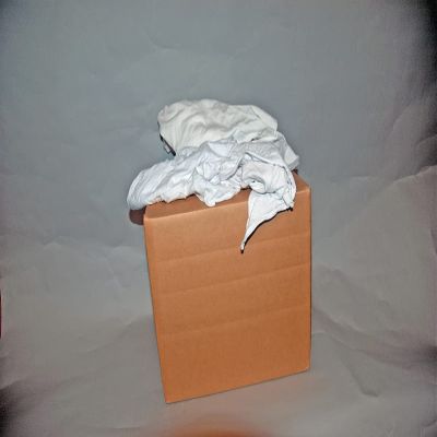 Recycled All-White Cotton Knit - Rags
