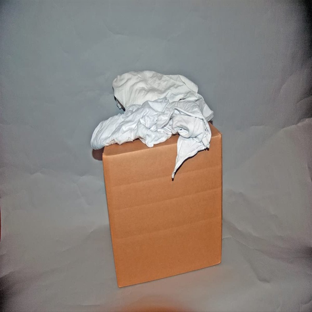 Recycled All-White Cotton Knit - Rags