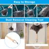 14inch Ostrich Feathers with Wood Handle,Ostrich Feather Duster, Reusable and Washable Car Dusters, Eco-Friendly Cleaning Dusters for Home, Office and Kitchen, Ostrich Feather Duster, 14inch Ost view 2
