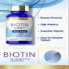 Carlyle Biotin 5000mcg | 360 Vegetarian Tablets | Beauty Formula Supplement | Non-GMO, Gluten Free view 3